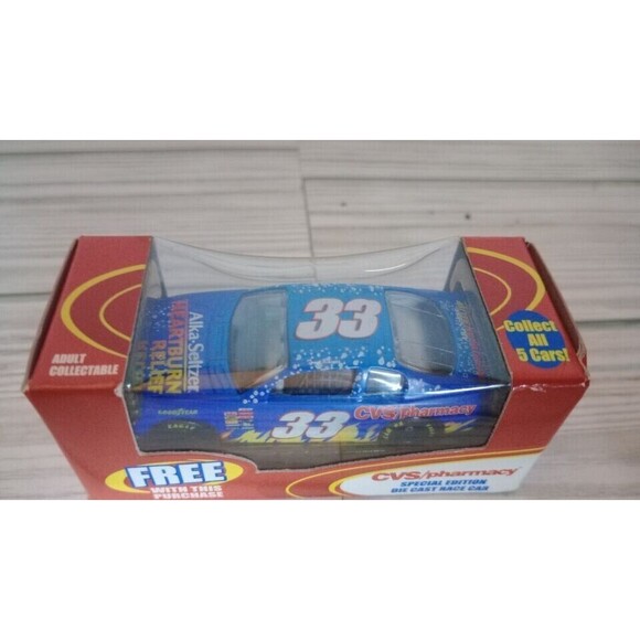 Vintage 2002-Bayer Racing CVS Alka Seltzer Plus 1:64 Scale #33 Diecast Racecar - Picture 4 of 4